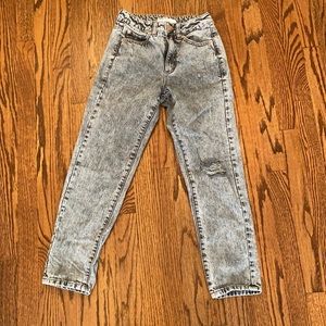 Size 24 gray mom jeans from Garage